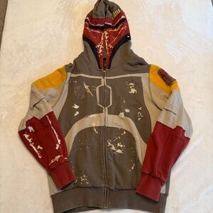Vintage Star Wars Marc Ecko Boba Fett zip up SZ Small